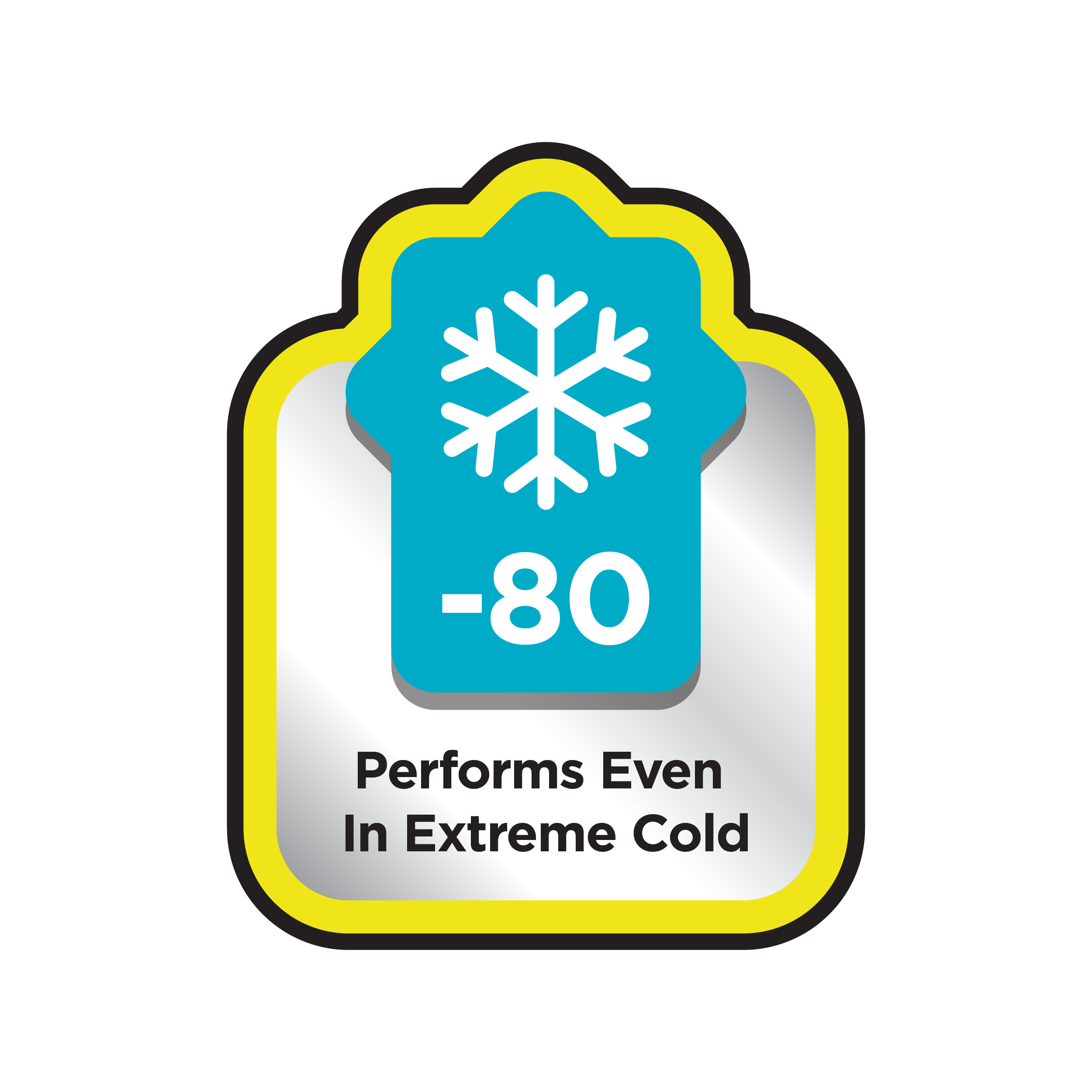 badge which says the wipers last up to 4 times longer